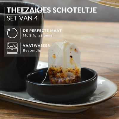 Theezakjes Schoteltjes